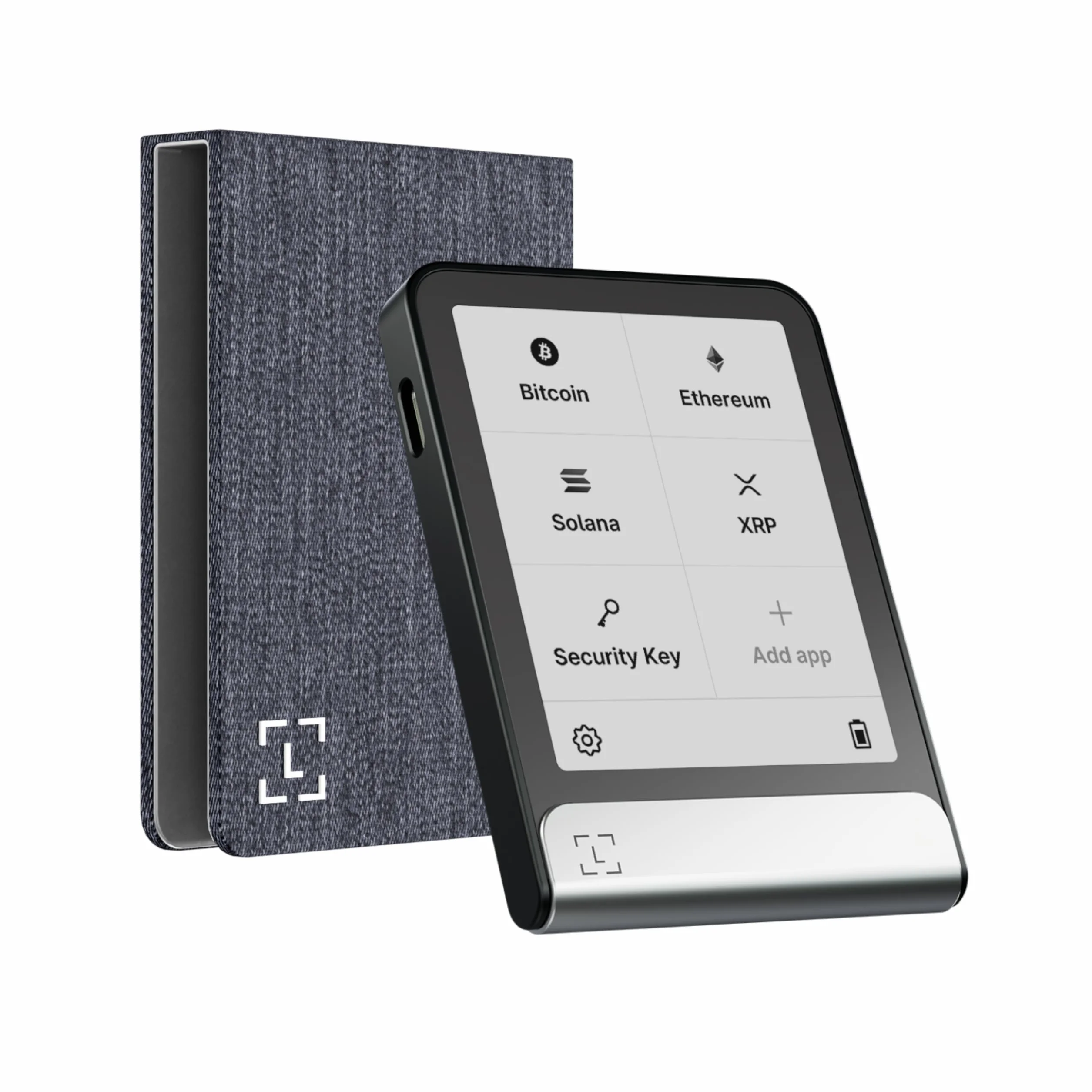 Ledger Flex + Folio - signer con touchscreen per criptovalute - gestisci in sicurezza i tuoi asset e la tua identità digitali con l'app Ledger Wallet (grey)