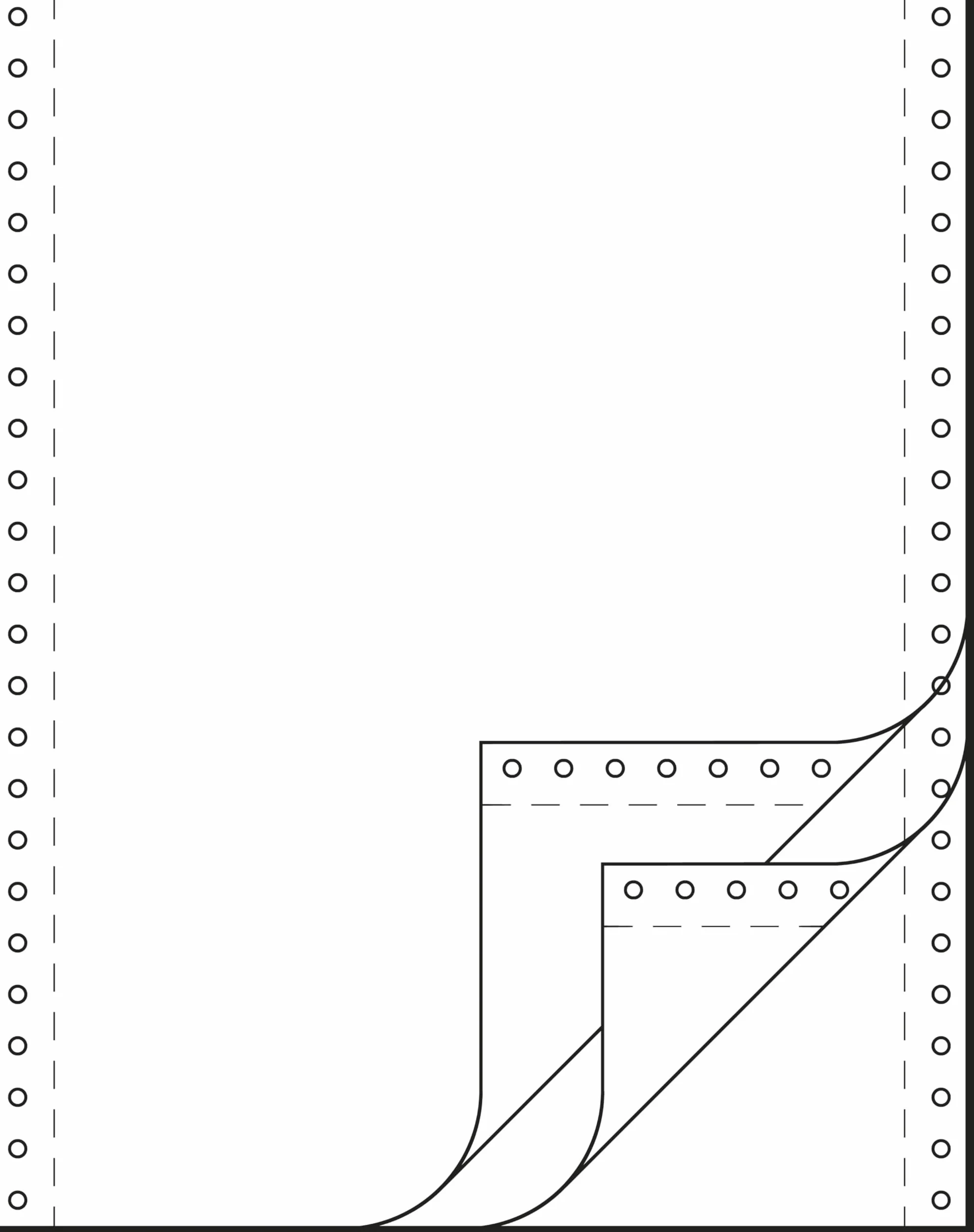 Siga carta 30,48 (12") x 240 cm, 600 fogli a 3 strati