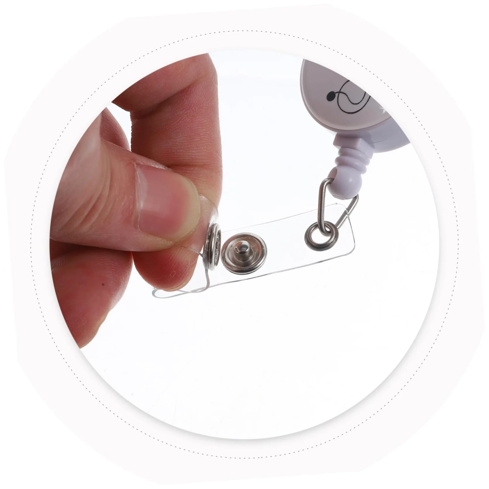 5 Set Porta Badge Retrattile Con Fibbia Telescopica Facile Da Tirare Porta Badge Di Retrattile Con Clip Per Badge Identificativo Con Etichetta Con 4 pezzi*5