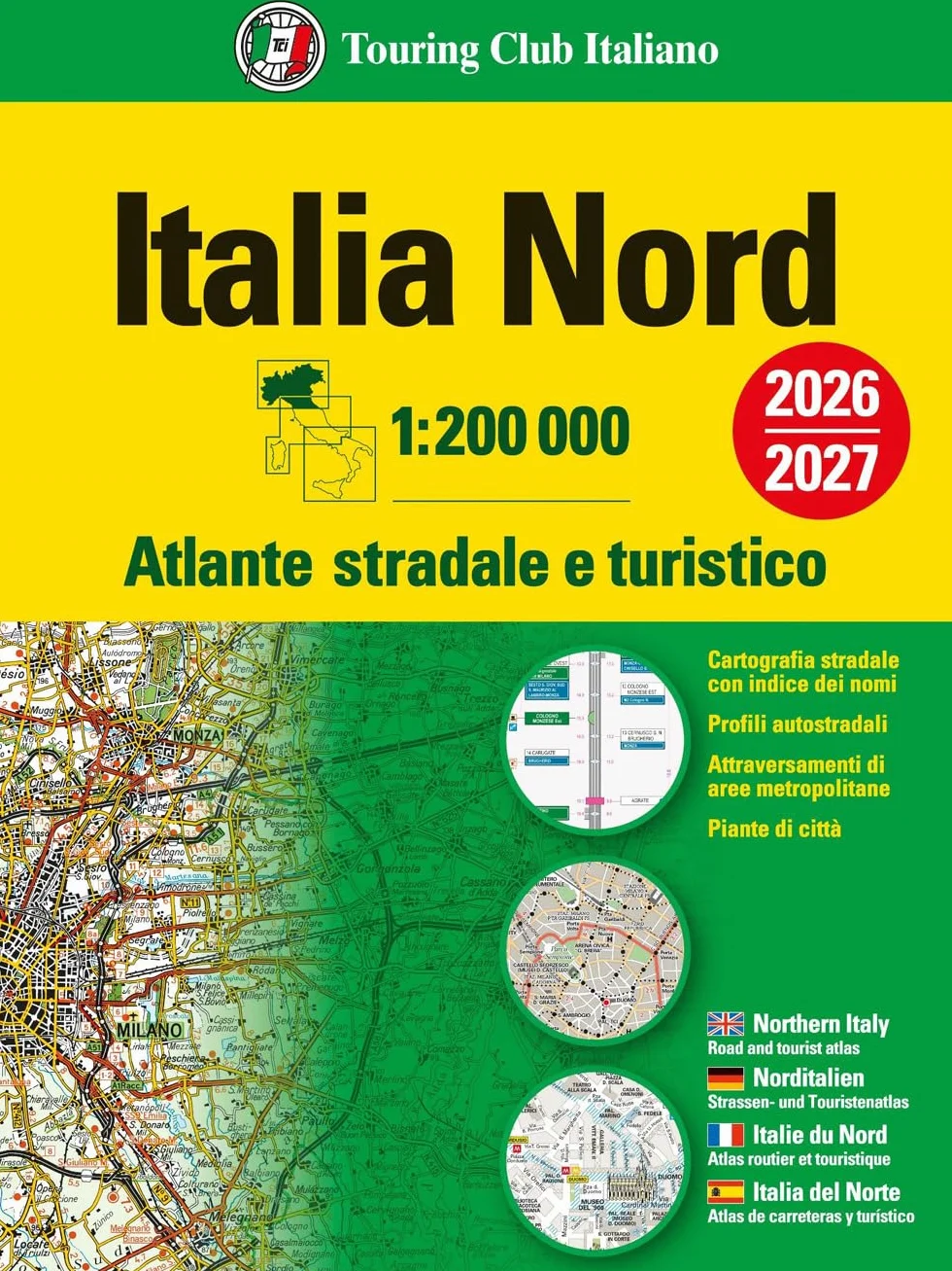 Atlante stradale e turistico Italia Nord 200.000