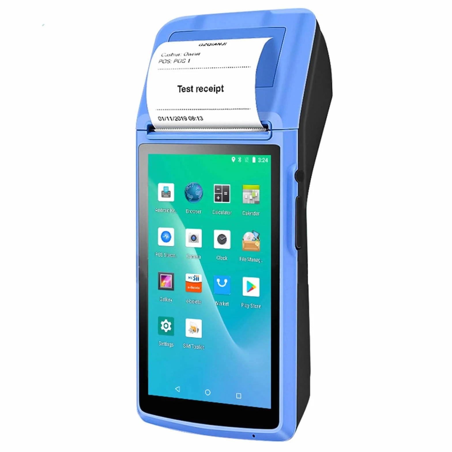 Registratore di Cassa Portatile multilingue con ordinazione Wireless Registratore di Cassa Portatile con Stampante POS Bluetooth