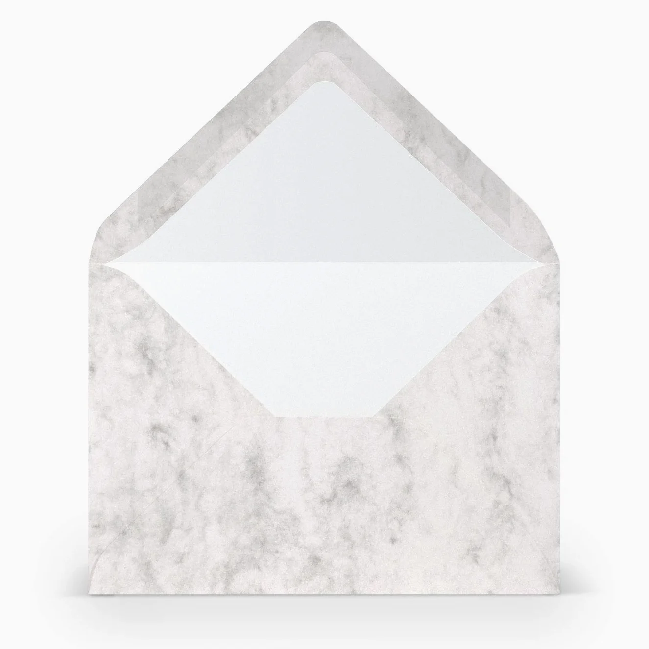 PAPERADO Paper24 - 500 buste per lettere, 100 g/m², senza finestra, 11,4 x 16,2 cm, con lembo a punta da inumidire, colore: grigio marmo bianco