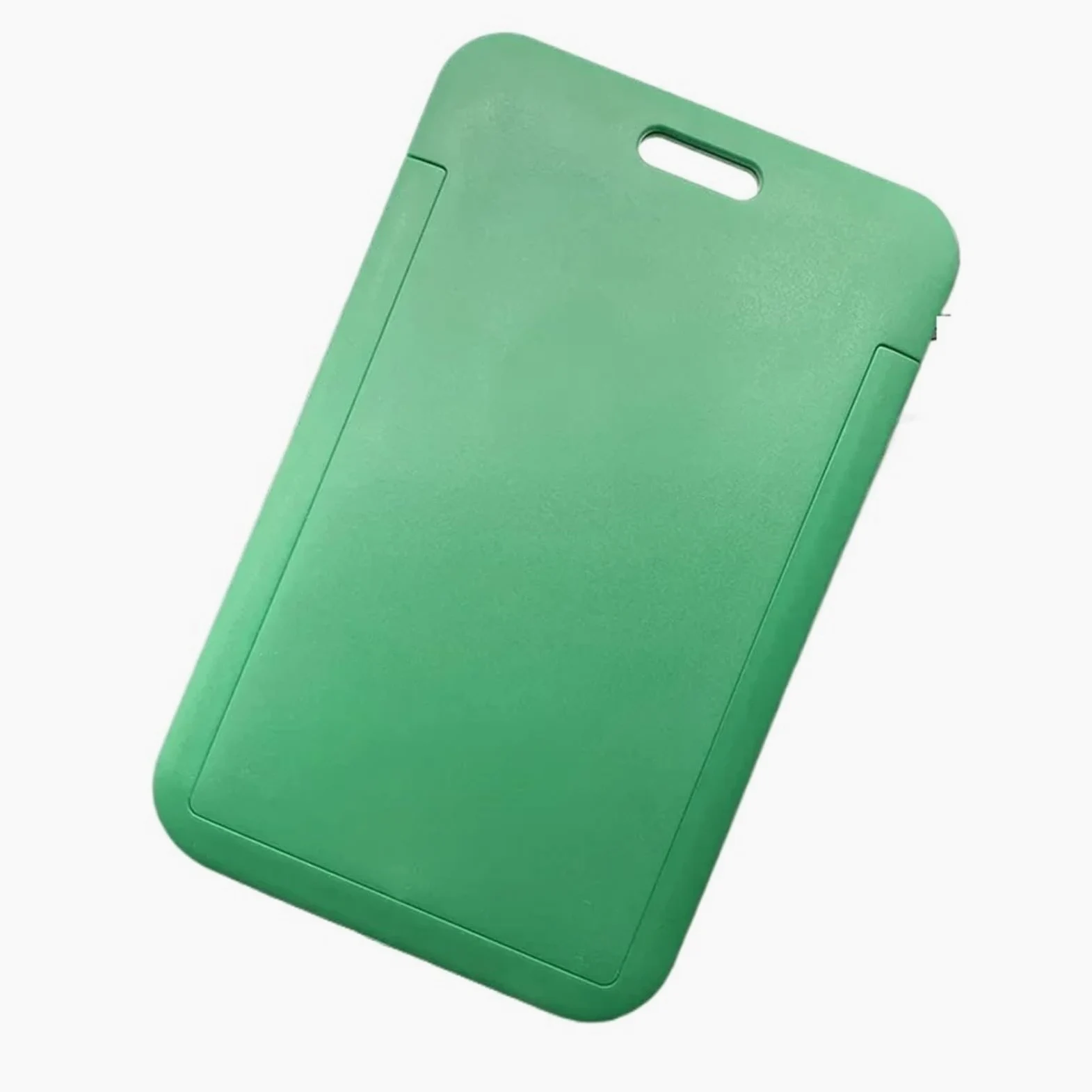 Porta badge in plastica, 100 pezzi, badge identificativo, porta badge per carte di credito, custodia a portafoglio, forniture per ufficio scolastico e studenti (giallo)