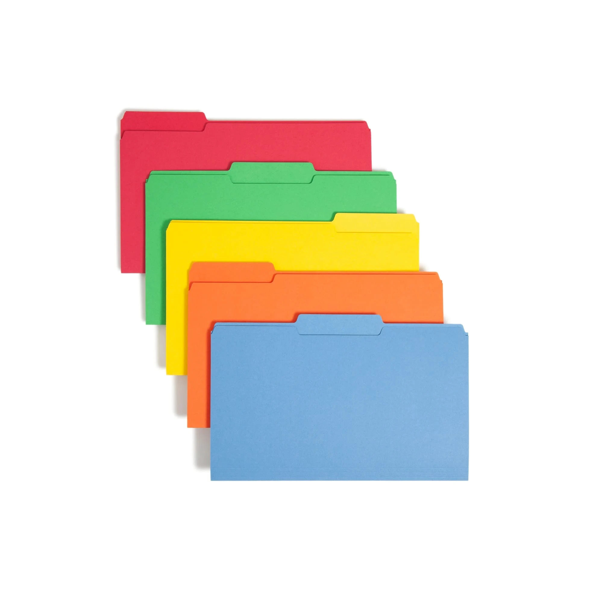 Smead Raccoglitore a colori 1/3, formato legale, colori assortiti, 100 per scatola (16943)