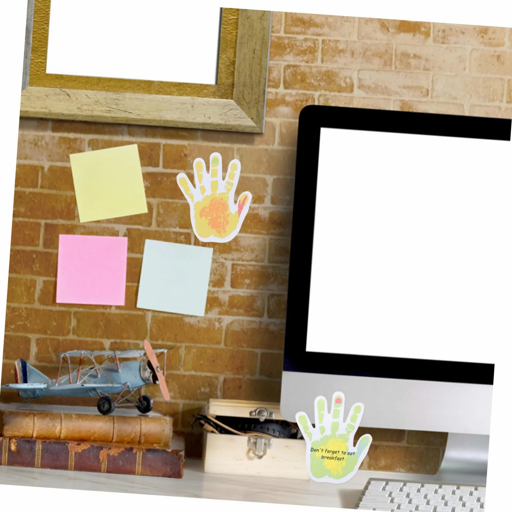 HOMSFOU 5 Pezzi Note Adesive Colorate Autoadesive Memo Stickers Cartoon per Ufficio e Studio per Pianificare e Annotare Importanti