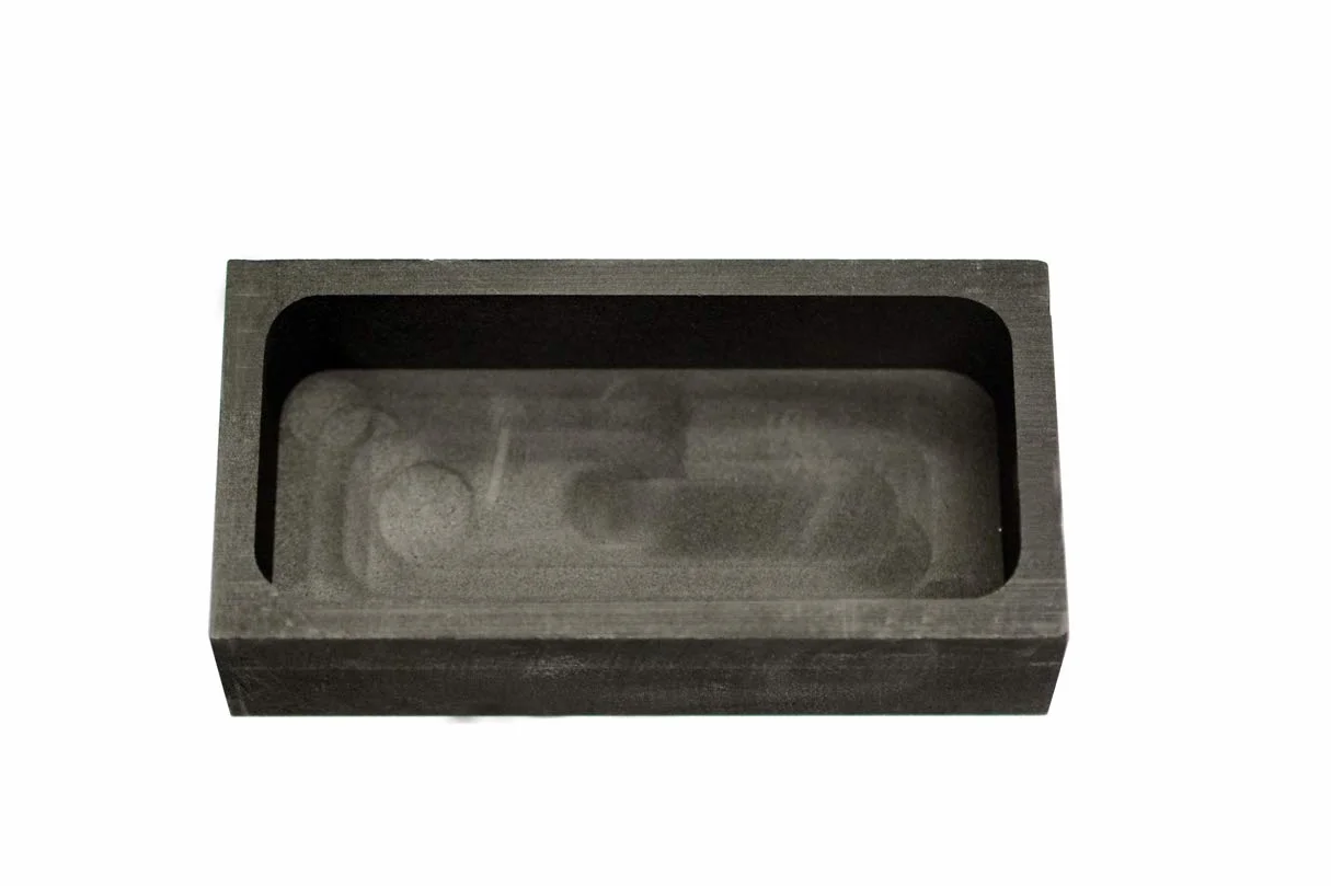 LLF Stampo per lingotti in grafite oro argento crogiolo fusione colata raffinazione 1 kg