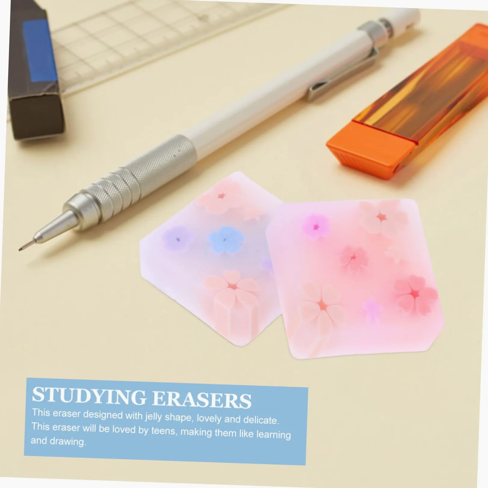 Gomme per Cancellare Jelly 32 Pezzi Tpr, Formato Scuola | Premi e Regalo per Back To School Party, Accessorio per Scrittura, Small Jelly Erasers