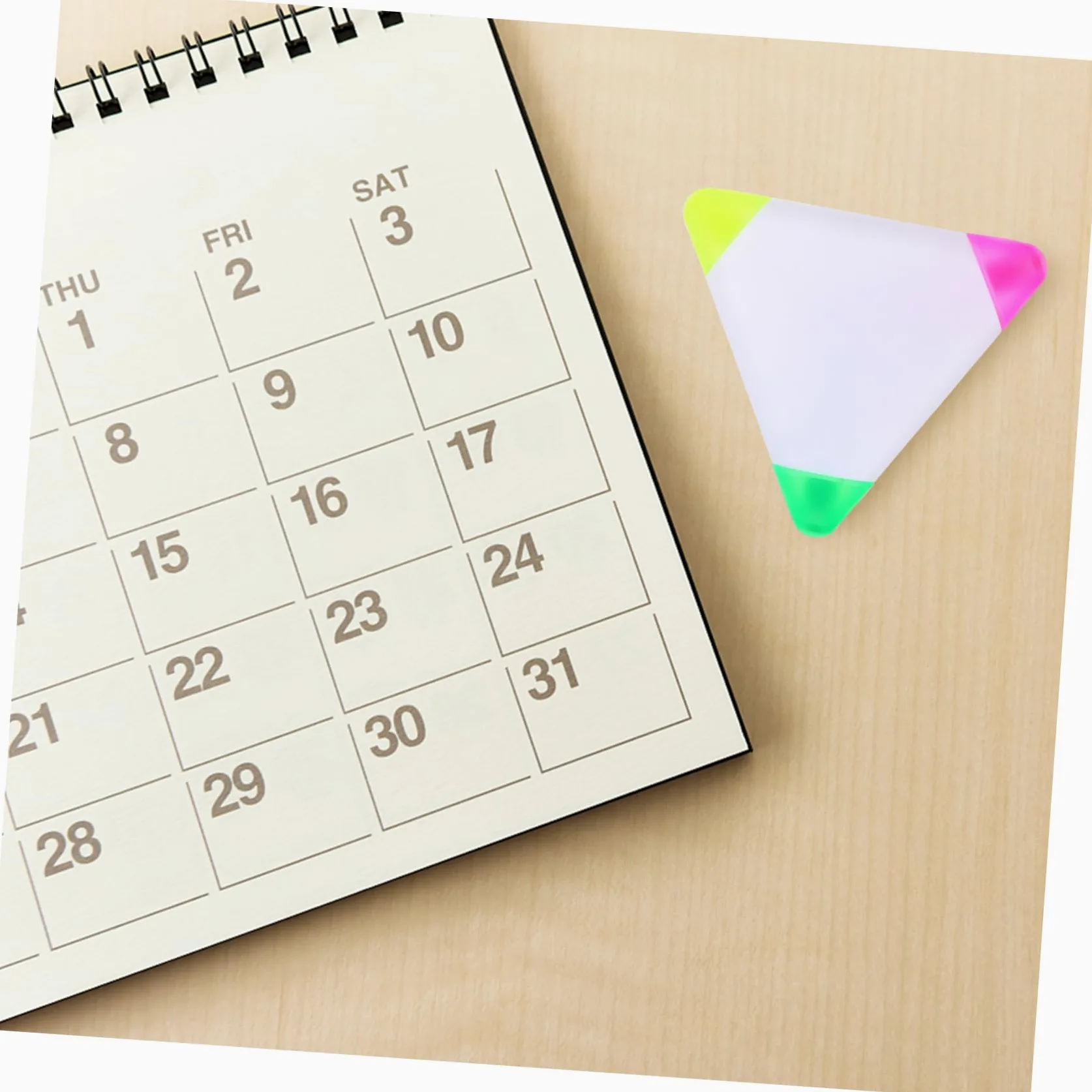 LALAFINA 15pezzi Evidenziatori Triangolari Ergonomici Con Colori Fluorescenti Per Studio e Ufficio Di Pennarelli Per Annotazioni e Segnatura Rapida