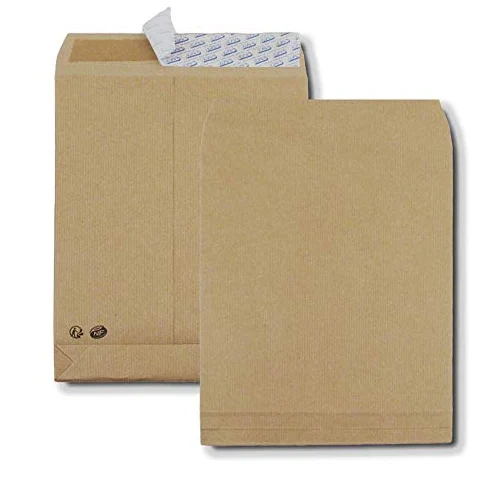 GPV 24-4955 - Confezione da 250 buste in carta kraft con 3 soffietti autoadesivi