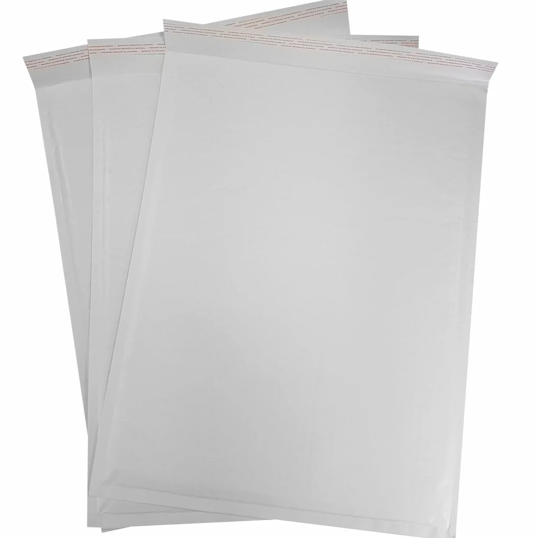 Triplast 340 x 445 mm-Busta imbottita con bolle d'aria, confezione da 100, colore bianco