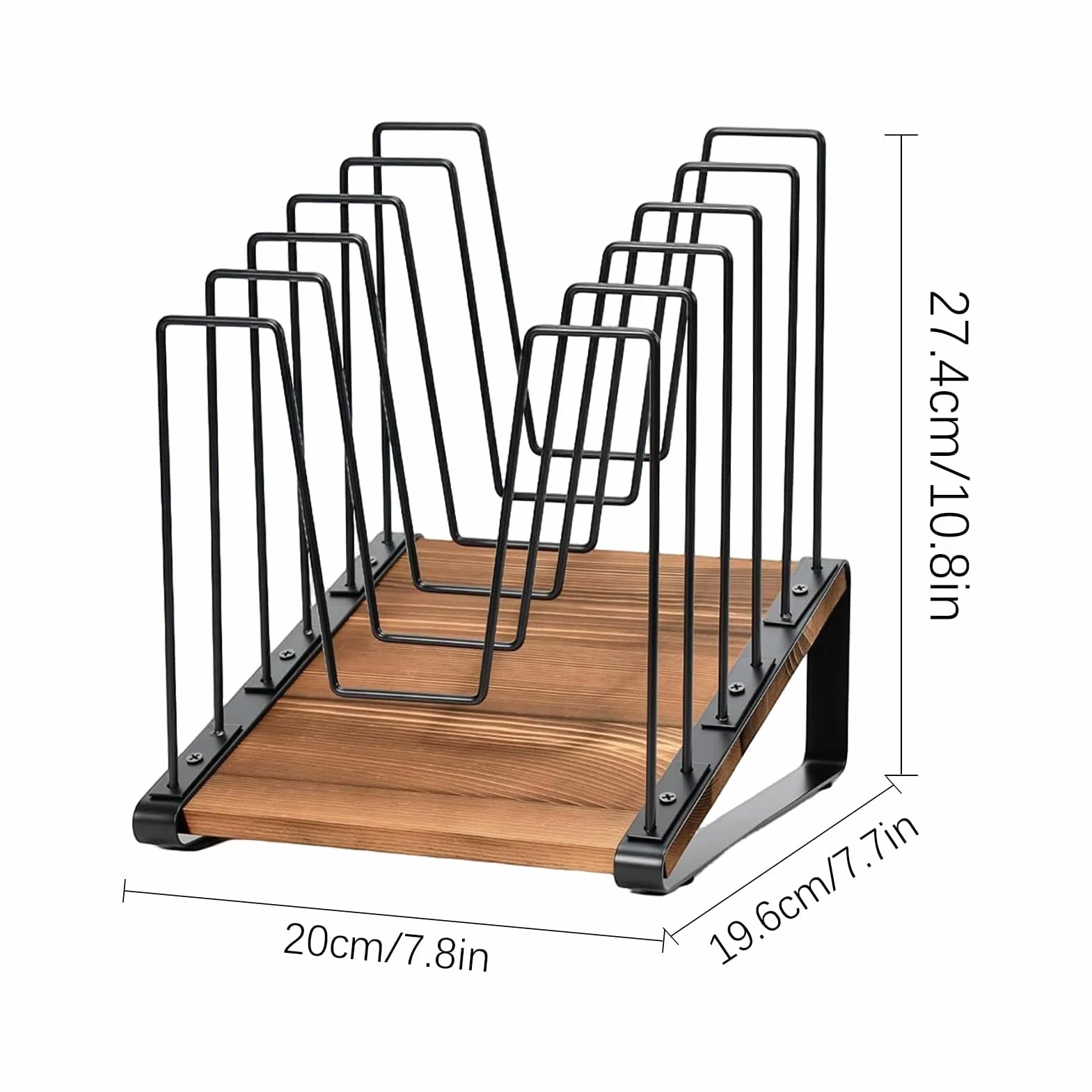 Cartella inclinata da scrivania – Portadocumenti a più livelli e rack da scrivania con scomparti di facile accesso, ideale per studenti, insegnanti, casa, ufficio, scuola e sala studio