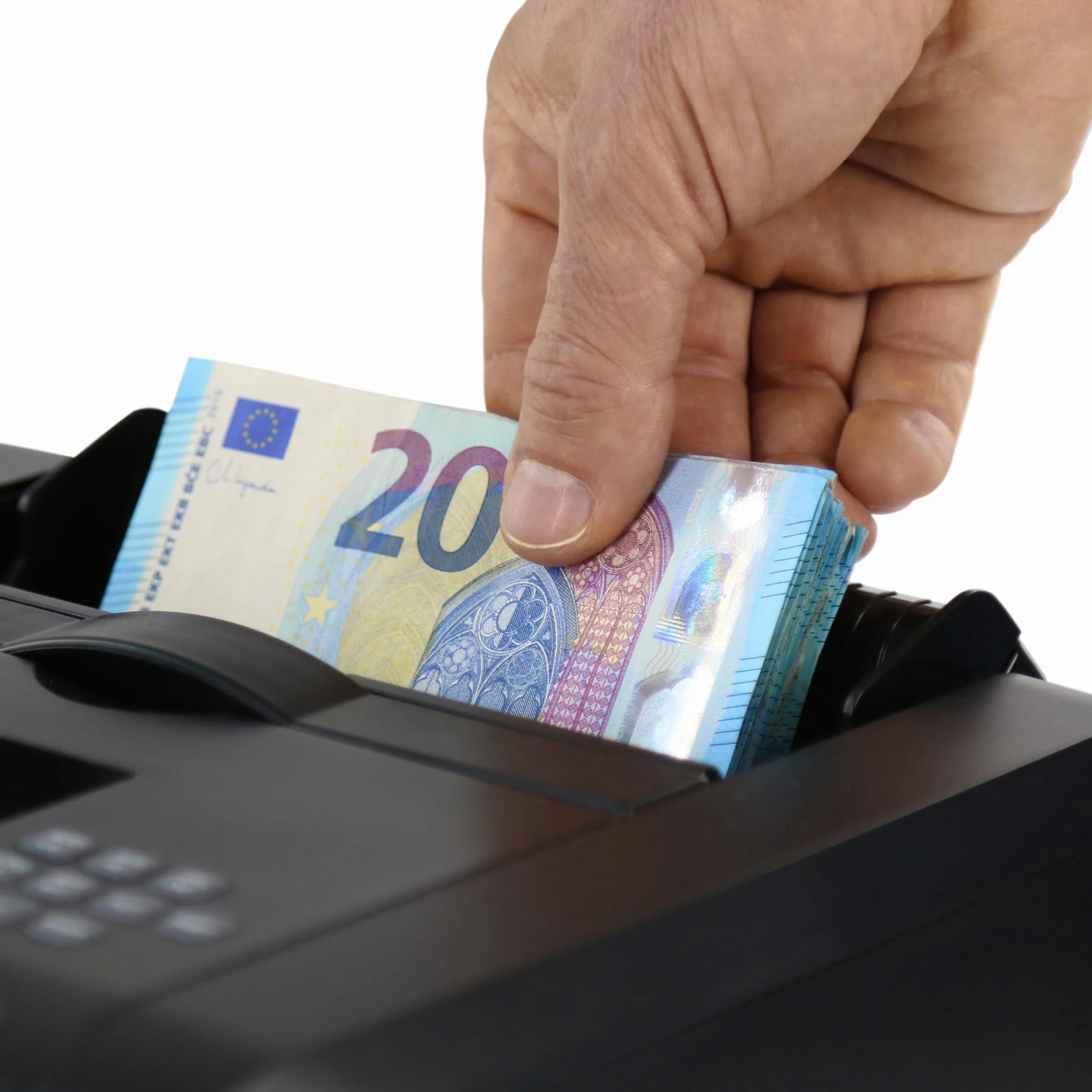 Monepass France - Contabanconote + Valorizer su registro ordinato, quintuple rilevamento UV/MGI/MGT/IR/2D, garanzia 2 anni