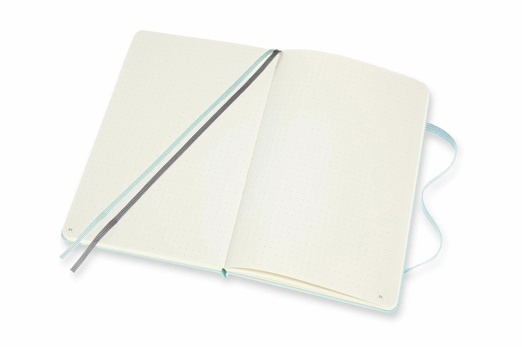 Moleskine, Taccuino Bullet Collezione Art, Blocco da Disegno, Quaderno da Disegno, Pagine Bianche o a Righe, Copertina Rigida, Formato Grande 13x21 cm, Colore Acquamarina