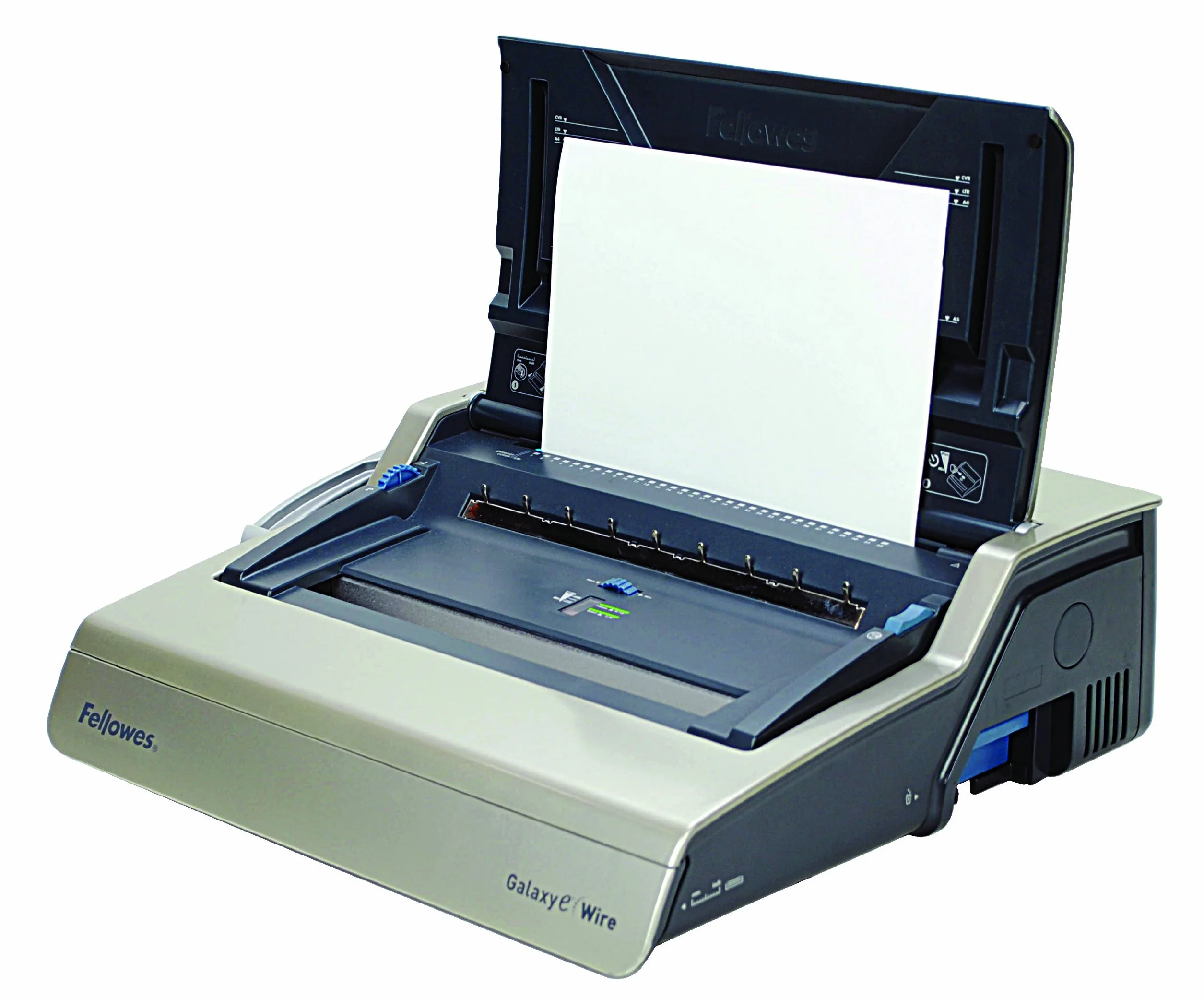 Fellowes 5622401 Rilegatrice a Dorsi Metallici Galaxy Wire, Manuale, Capacità di Rilegatura 130 Fogli