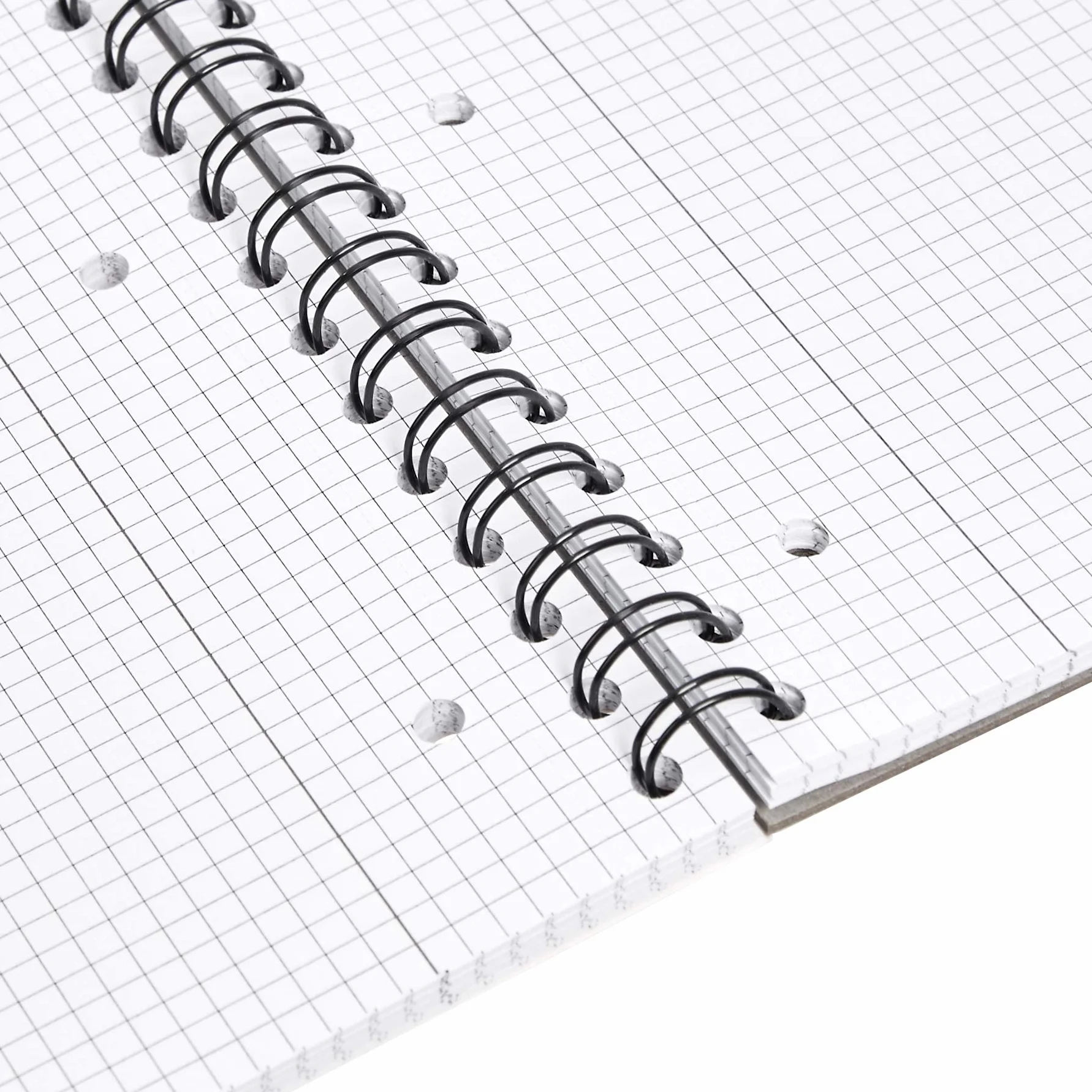 Amazon Basics Quaderno A4 a spirale, 80 fogli, 160 pagine, 90 g/m², 5 unità, Bianco