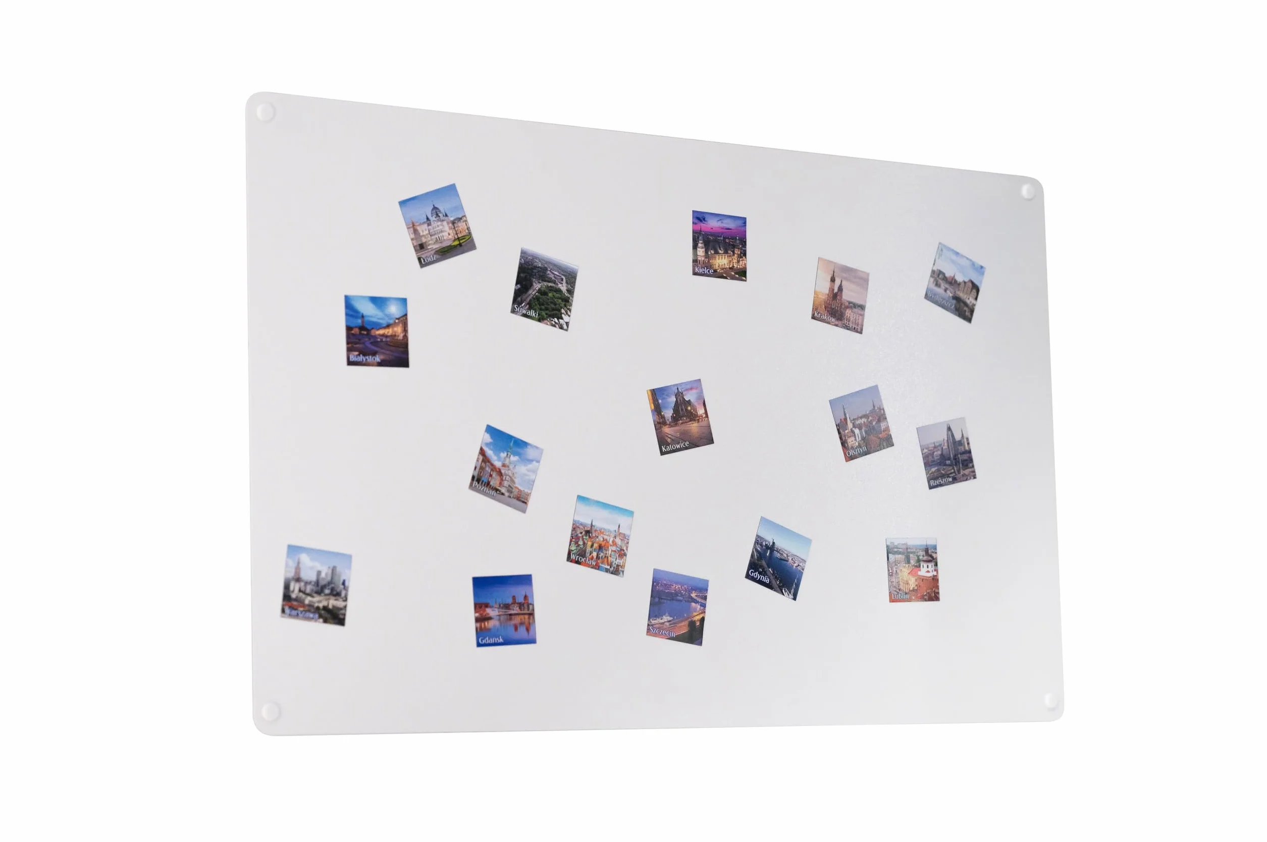 Leggera Lavagna Magnetica da Parete Bianco 66x42 cm Pannello Megnetico in Acciaio Memoboard Magnetica per Calamite