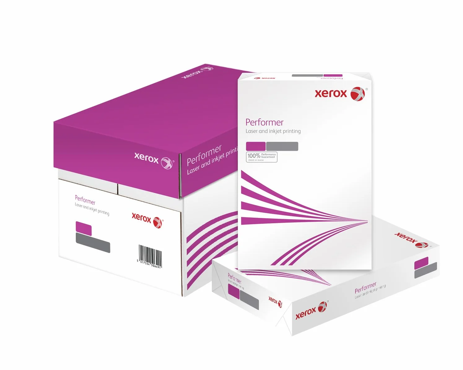 XEROX Performer, carta bianca A4 80 gr/m2, box da n. 5 risme per 500 fogli a risma.