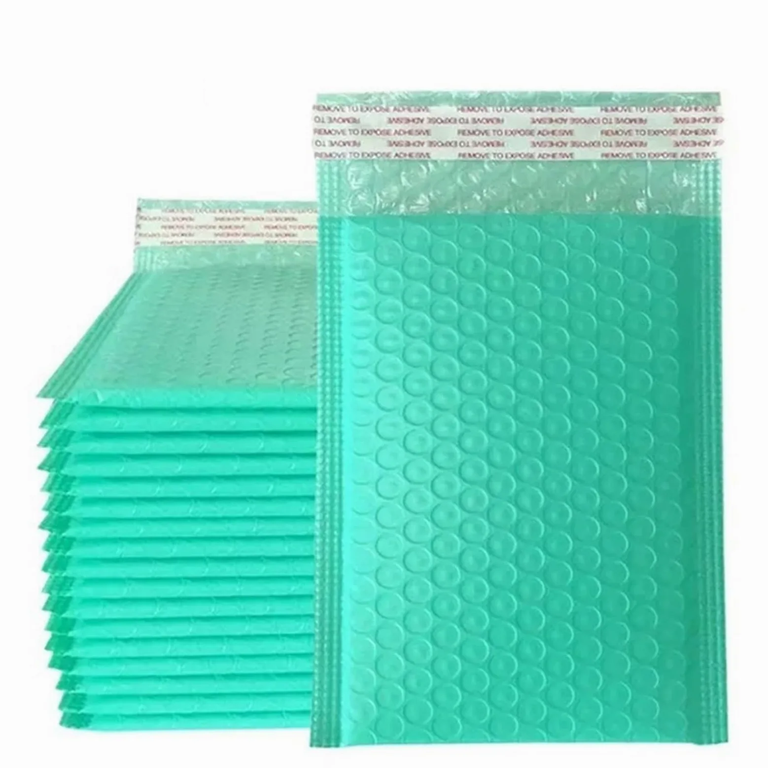 Buste Imbottite per Spedizioni 100pcs Bubble Mailer Bubble Padded Mailing Envelopes Mailer Poly for Packaging Self Seal Shipping Bag Bubble Padding(Blue,15 * 18cm)