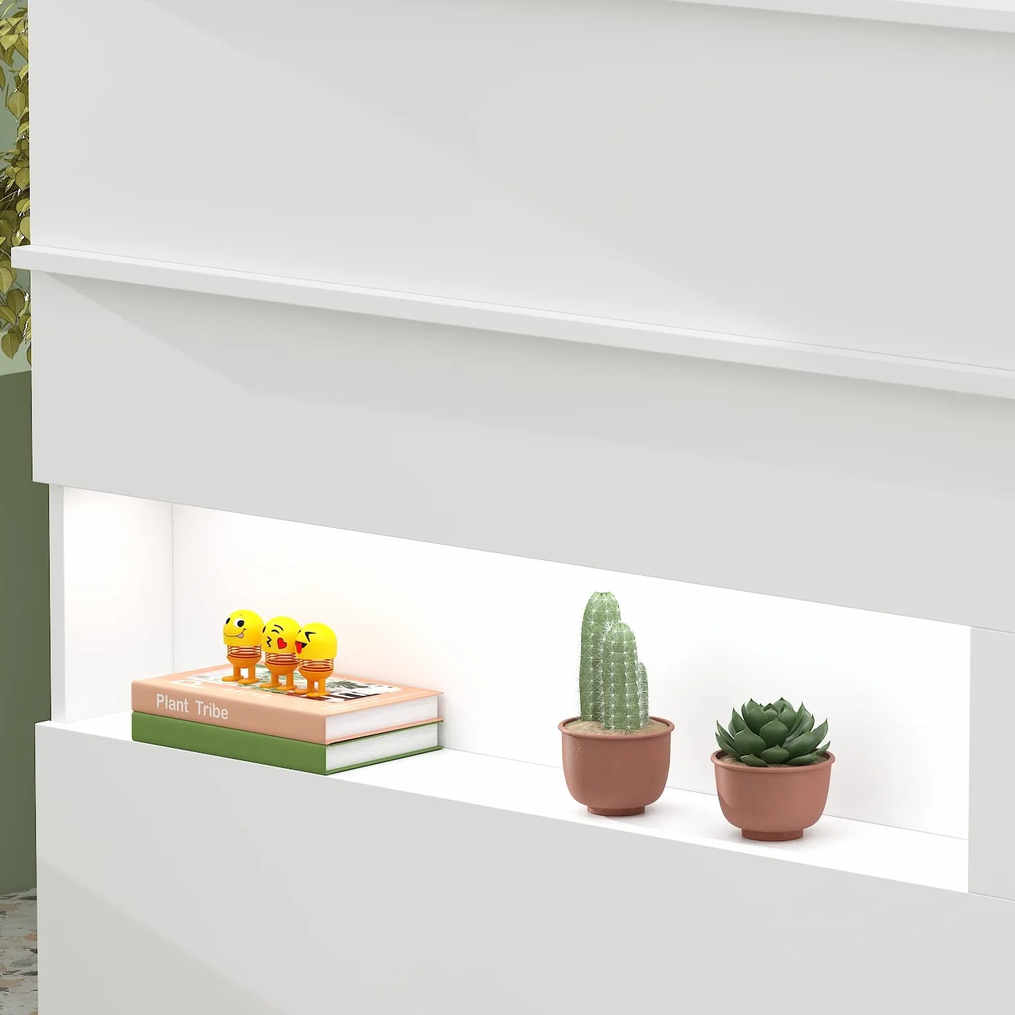Banco reception con luce e cassetti, reception in bianco, cassette di ricevimento, bancone dell'ufficio, per sale aziendali, reception alberghiere, negozi di frutta 50 x 120 x 100 H cm