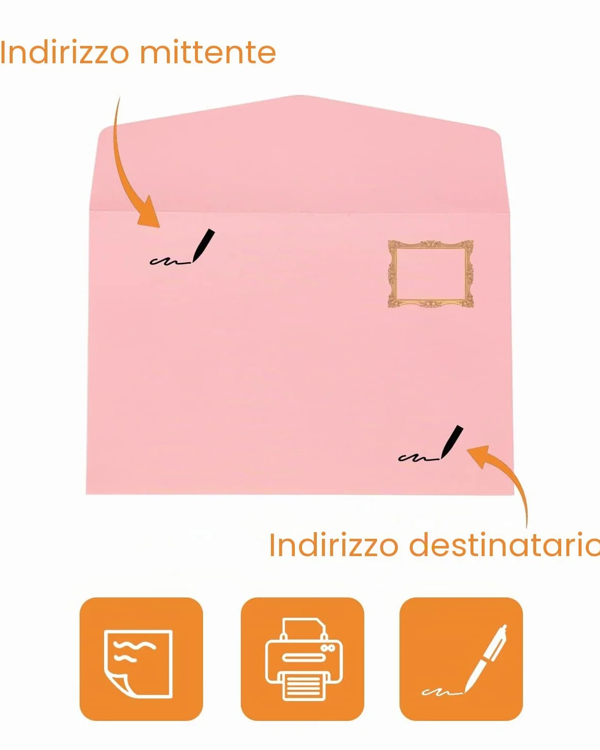 Noa Home Deco 40 Pezzi Buste per Biglietto 16 x 11 cm Colorate C6