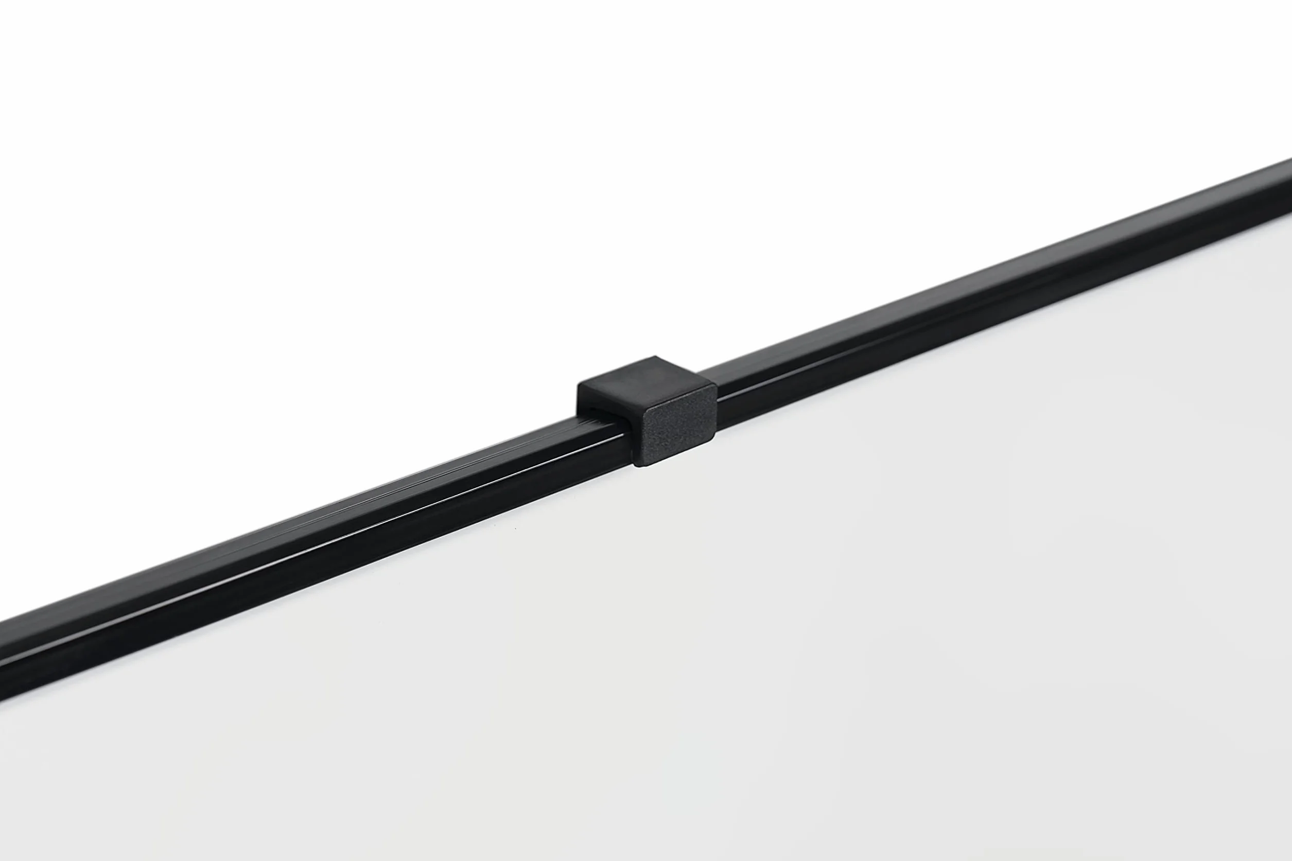 Economy Lavagna Bianca Magnetica, Lavagna Cancellabile A Secco Con Cornice Nero, 120 x 90 cm