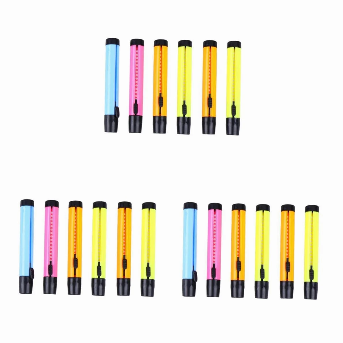 Gadpiparty 3 Set Clip Per Gessetti Colorati Regolabili Per Insegnamento Ecologica Per Conservazione Gessetti Colori Casuali Colore Casuale 6 Pezzi*3