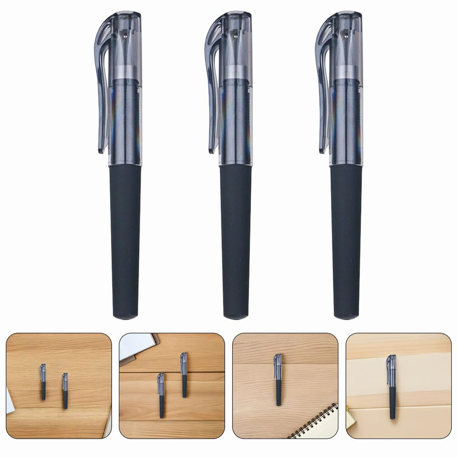 50 Penne Gel Mini Punta Fine 0,5 Mm, Penna Tascabile Inchiostro Nero ad Asciugatura Rapida per Ufficio, Scuola e Viaggio, Penne Gel per Prendere Appunti e Diario
