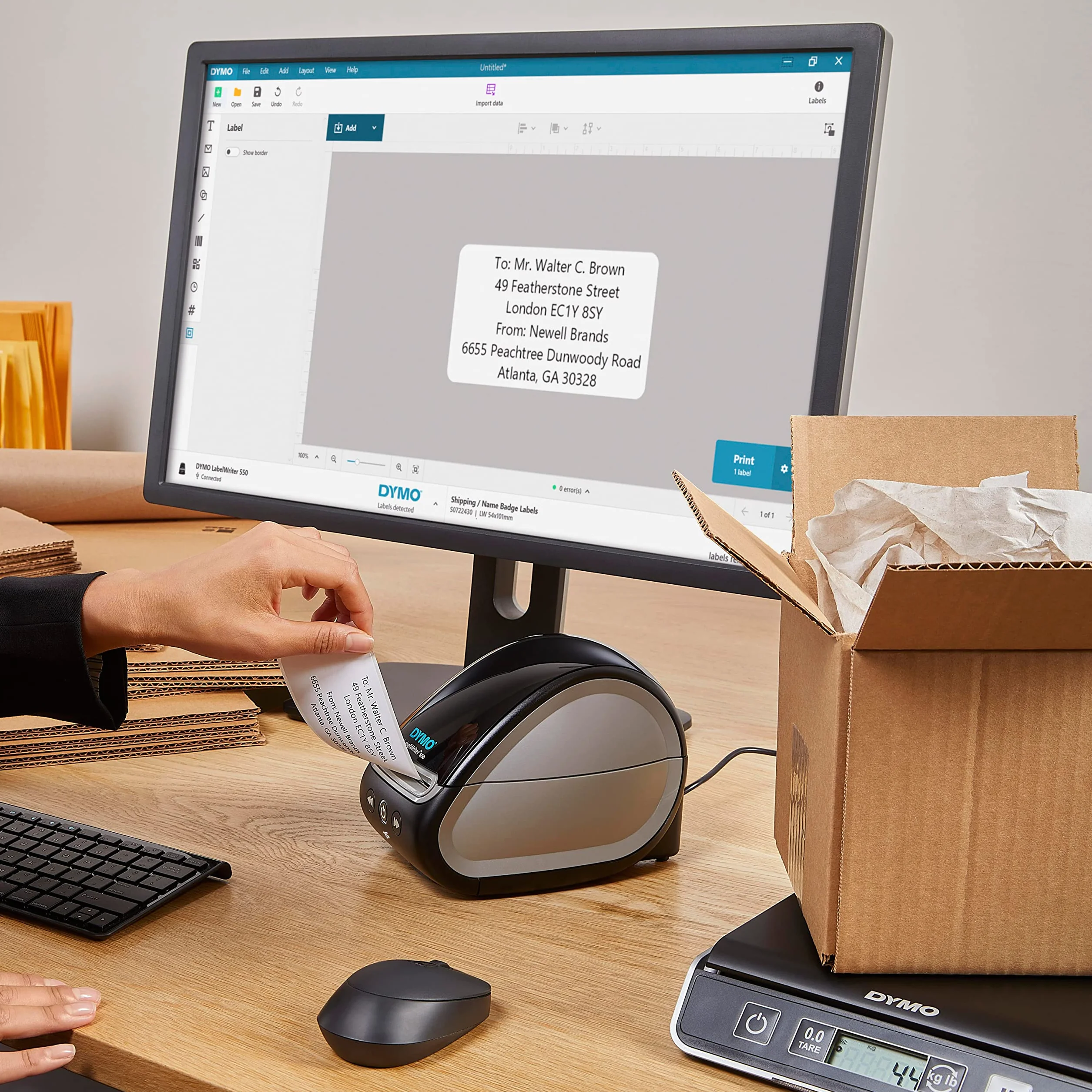 Bilancia digitale DYMO M2 per spedizioni 2 kg USB dimensioni compatte