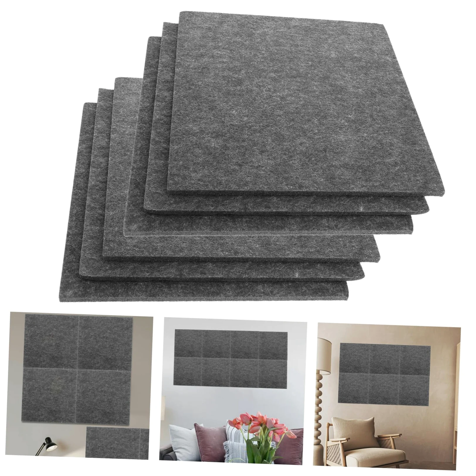 Operitacx 8pezzi Pannello in Sughero Extra Large Pannello in Tessuto Per Parete Bacheca Quadrata in Sughero Piastrelle in Accessori Per Casa e Ufficio