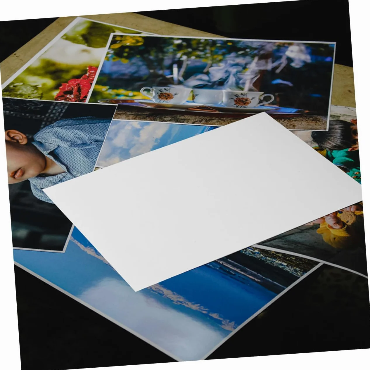 Operitacx 400 Fogli Carta Fotografica Carta Adesiva Lucida Per Depliant Per Fotocopie Di Qualità Fotografica Carte Della Stampante Stampa Di Carte he Bianca