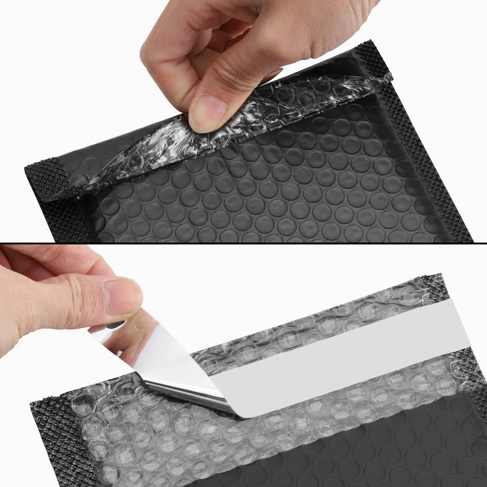 40 pezzi da 8 x 6 pollici Bubble Wrap Envelopes Mailers Padded for Shipping/Packaging Black