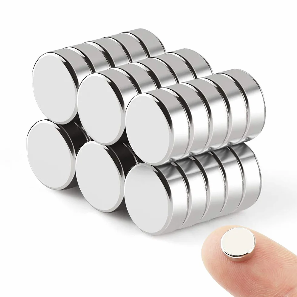 Magneti Neodimio 8x3mm 30 Pezzi per Frigorifero Ufficio Lavagne