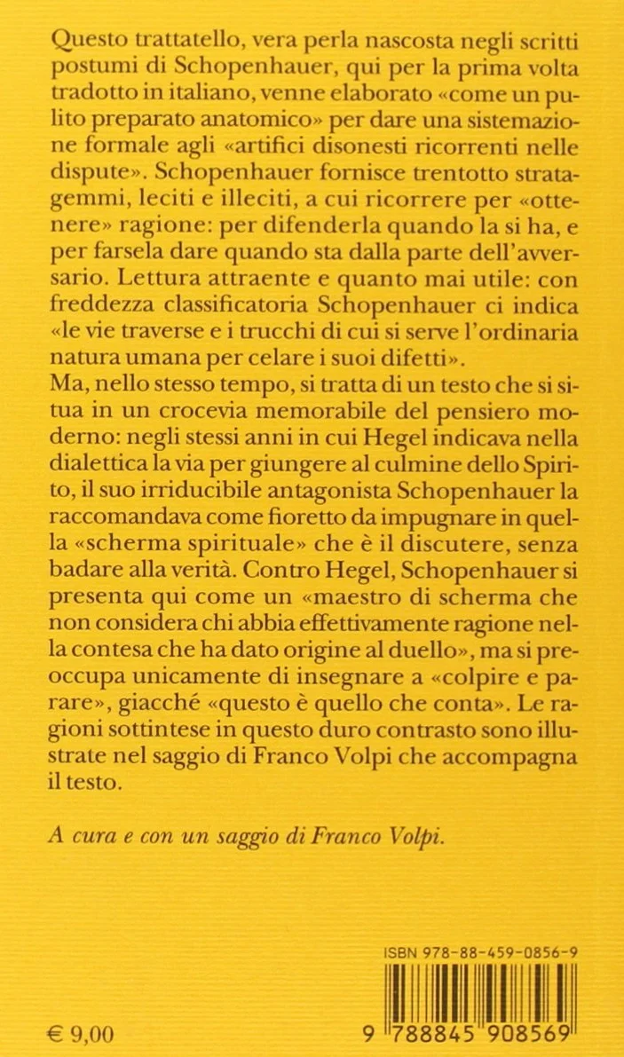 L'arte di ottenere ragione esposta in 38 stratagemmi