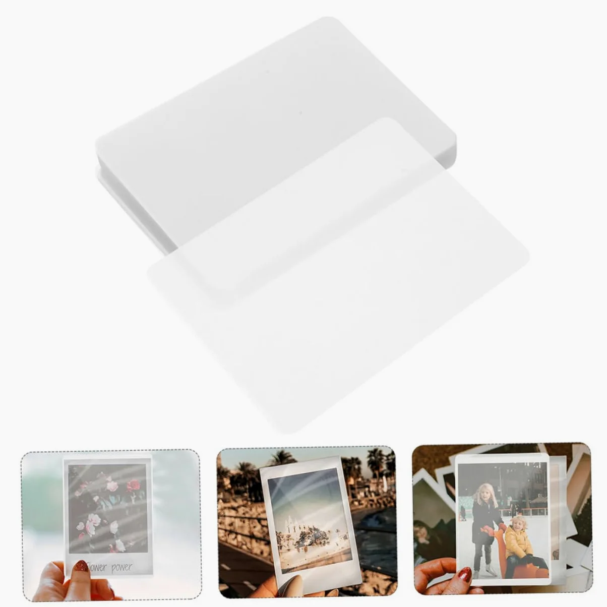 Lurrose 200fogli Trasparenti per Laminazione Buste Plastificate Termiche Pellicola di Plastica per Foto e Documenti