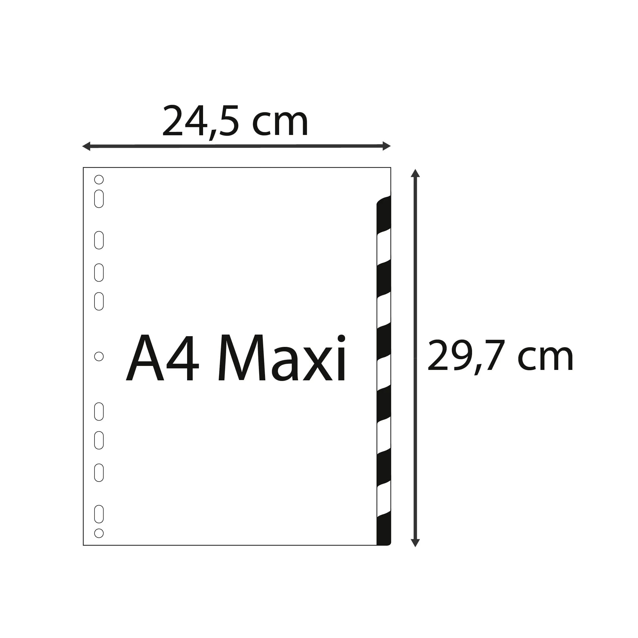 Exacompta - Rif. 92E - Cartone da 20 divisori in polipropilene con 12 schede stampate mensile da gennaio a dicembre a colori, pagina di indicizzazione imrpimabile, formato A4 maxi