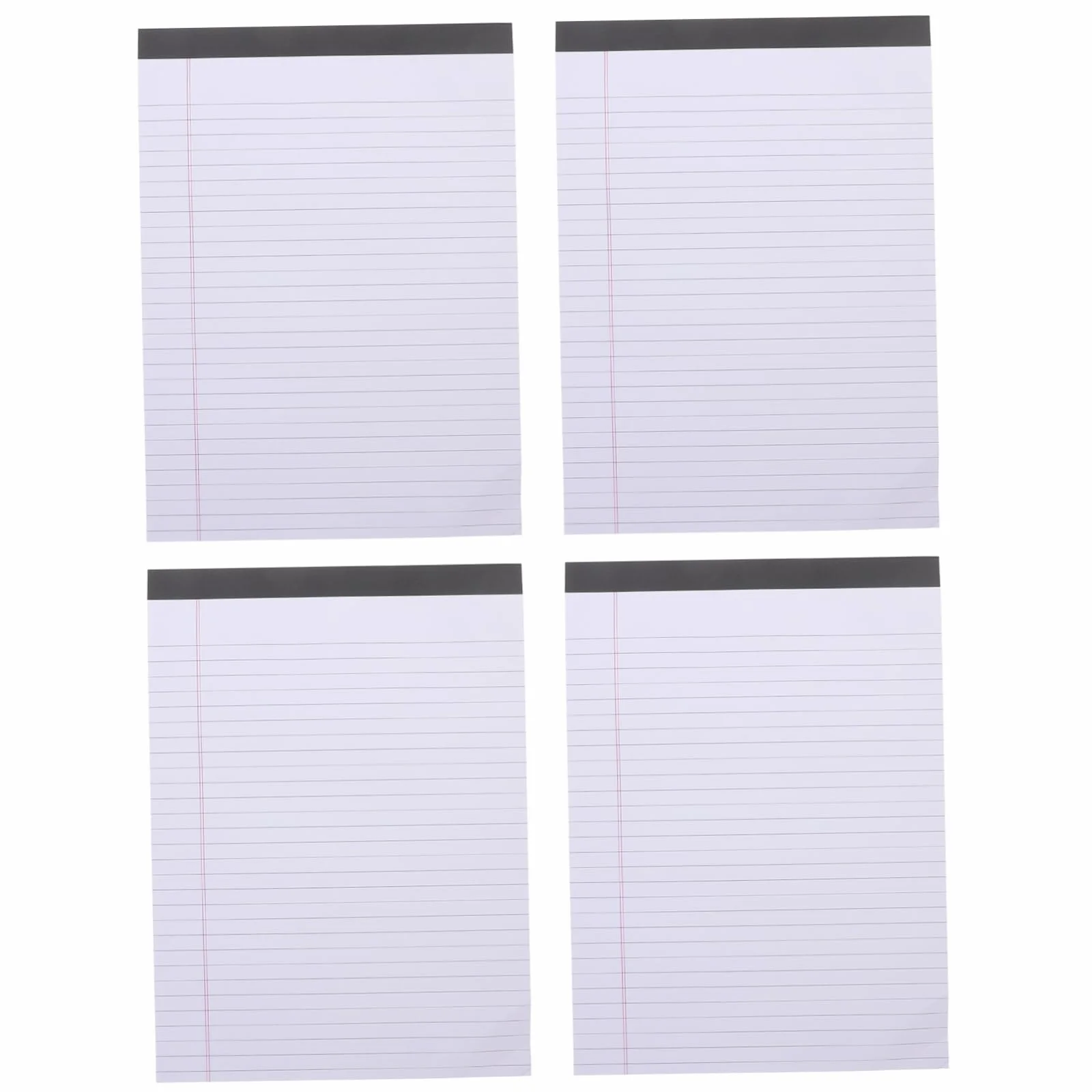 Notebook A4 a Righe Carta Spessa, Blocchetti Appunti da 4 Pezzi per Ufficio e Organizzazione senza Data