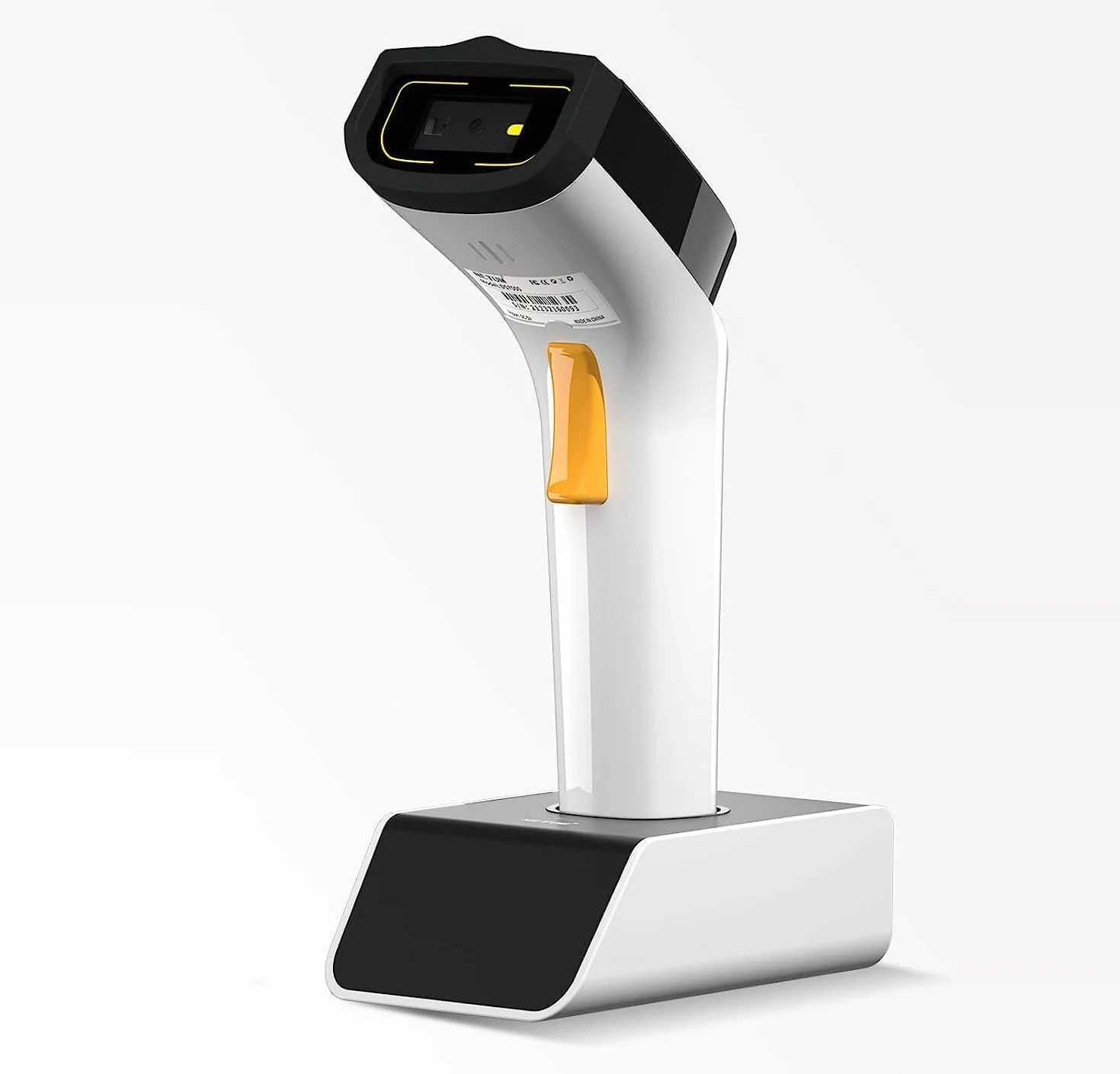 NETUM Scanner di Codici a Barre 2D Wi-Fi Wireless Collegati con Protocolli di Rete TCP UDP, Lettore di Codici a Barre Automatico a Rilevamento Mani Libere 1D 2D QR PDF417 Inventario POS - DS2800