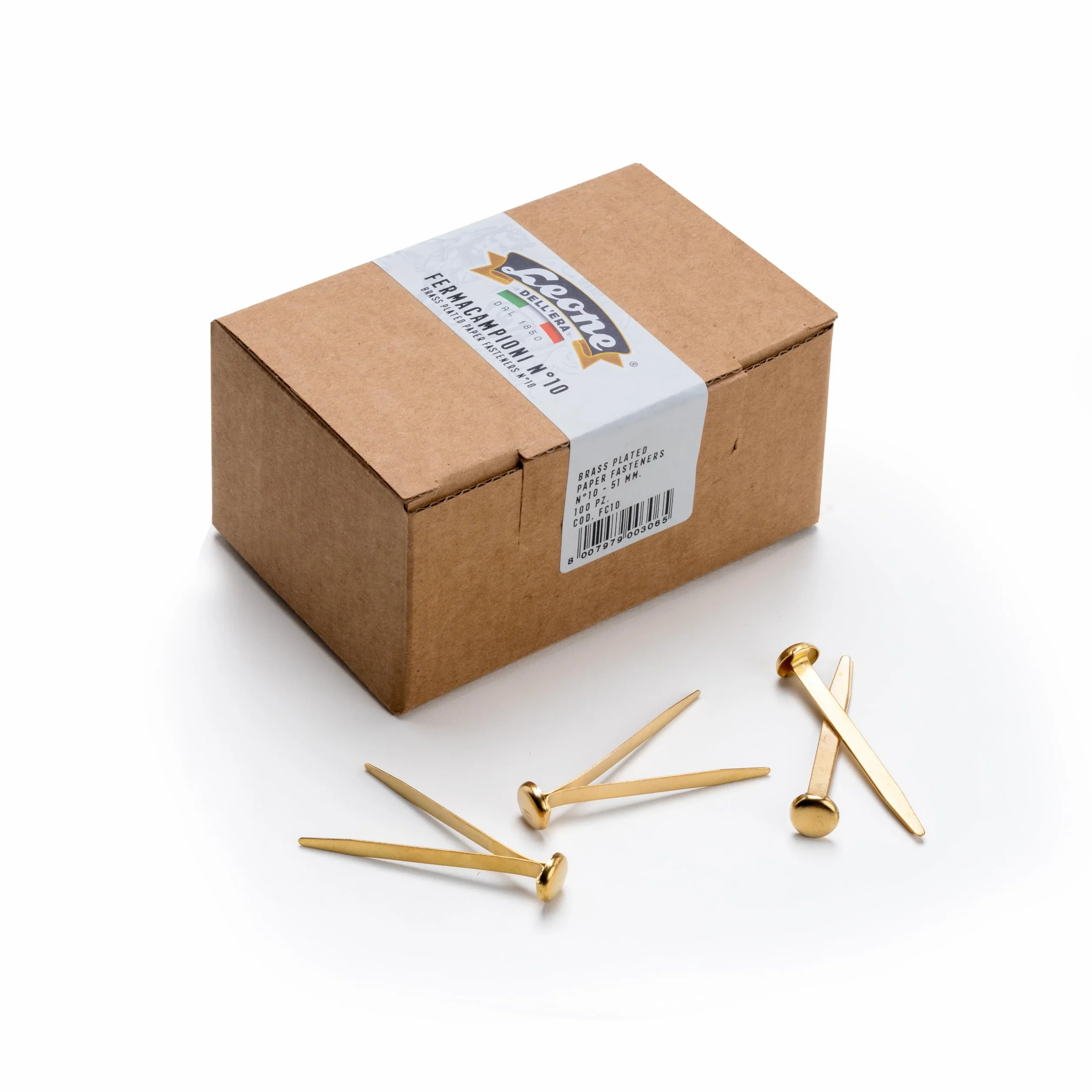 Leone Dell'Era Fermacampioni Ottonati 10 mm 51 szt.