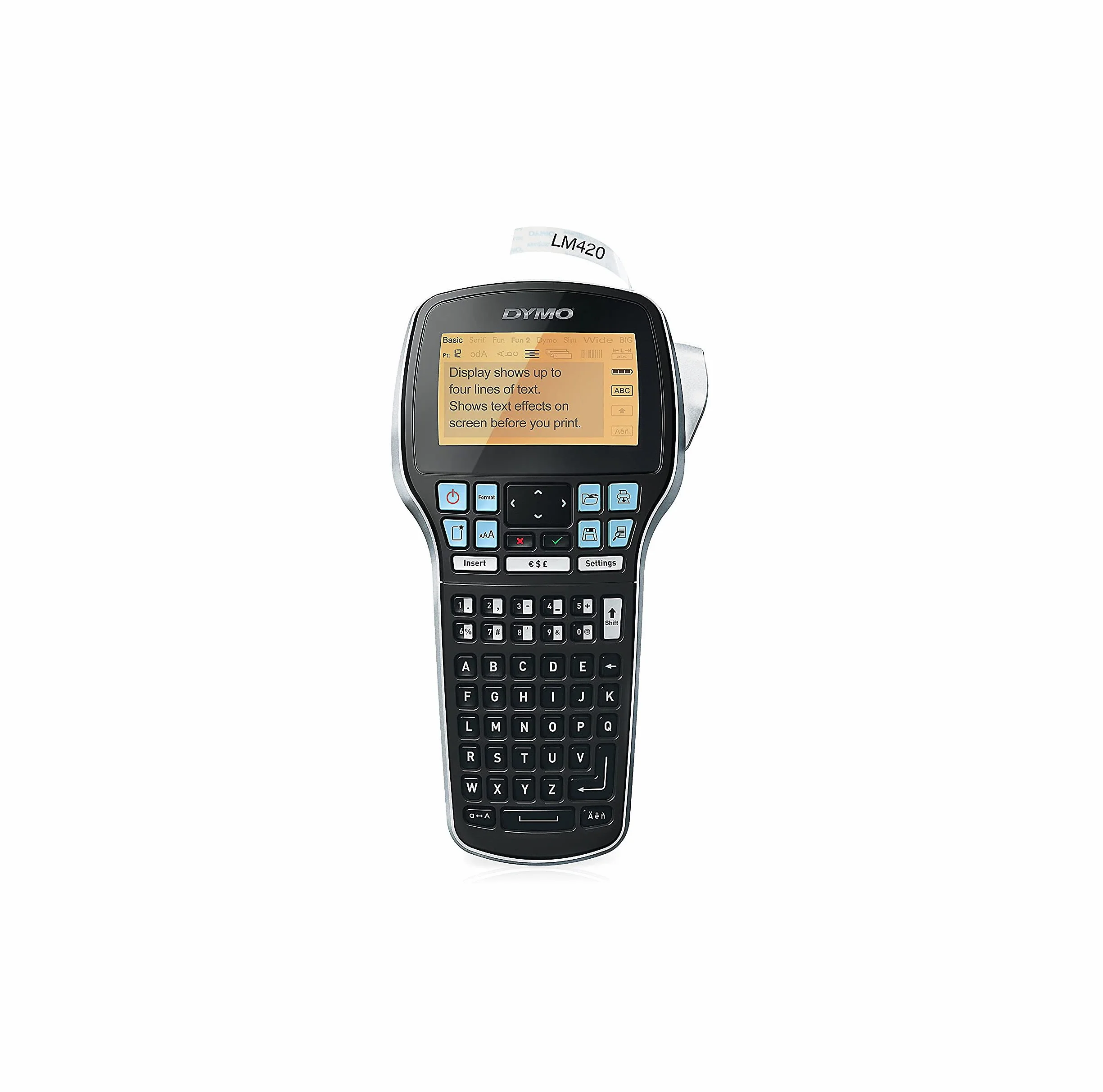 DYMO LabelManager 420P Kit Etichettatrice Portatile Ricaricabile | Stampante per Etichette con Tastiera ABC