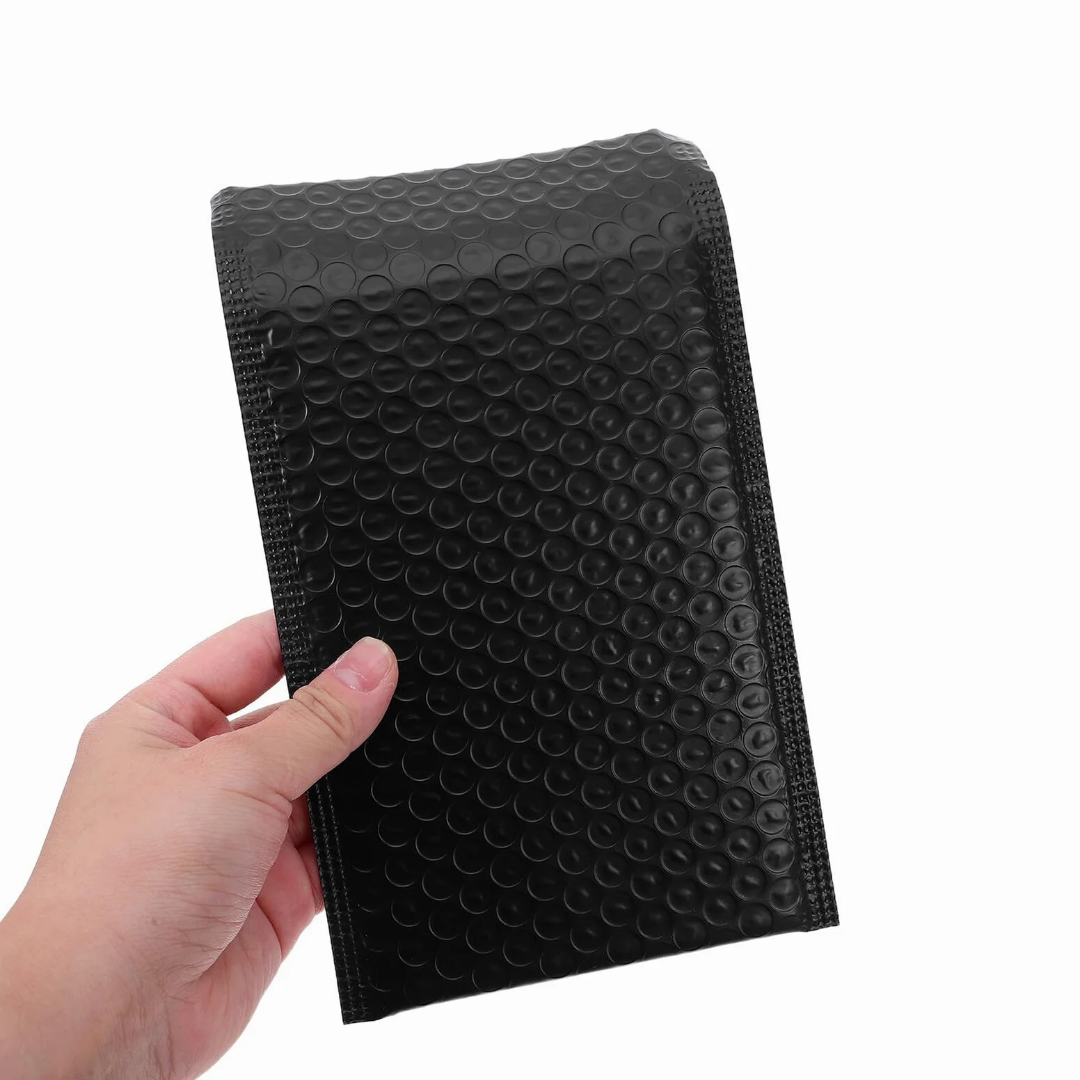 50 Buste Imbottite Nere 15x20x4cm per Spedizioni Resistente all Acqua allo Strappo in Pe Chiusura Autoadesiva per Spedizioni a Lunga Distanza e Elettronica