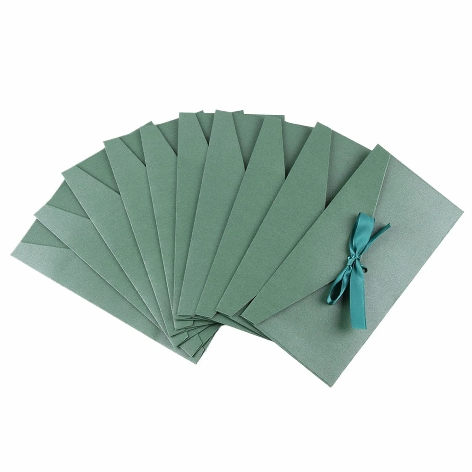 15 pz/set Creativo Arco Busta Retro Sacchetti di Biglietti Auguri Multicolor Perlescente Carta Avvolge Nastro Mailer for Il Matrimonio Invitato Per Inviti(S)