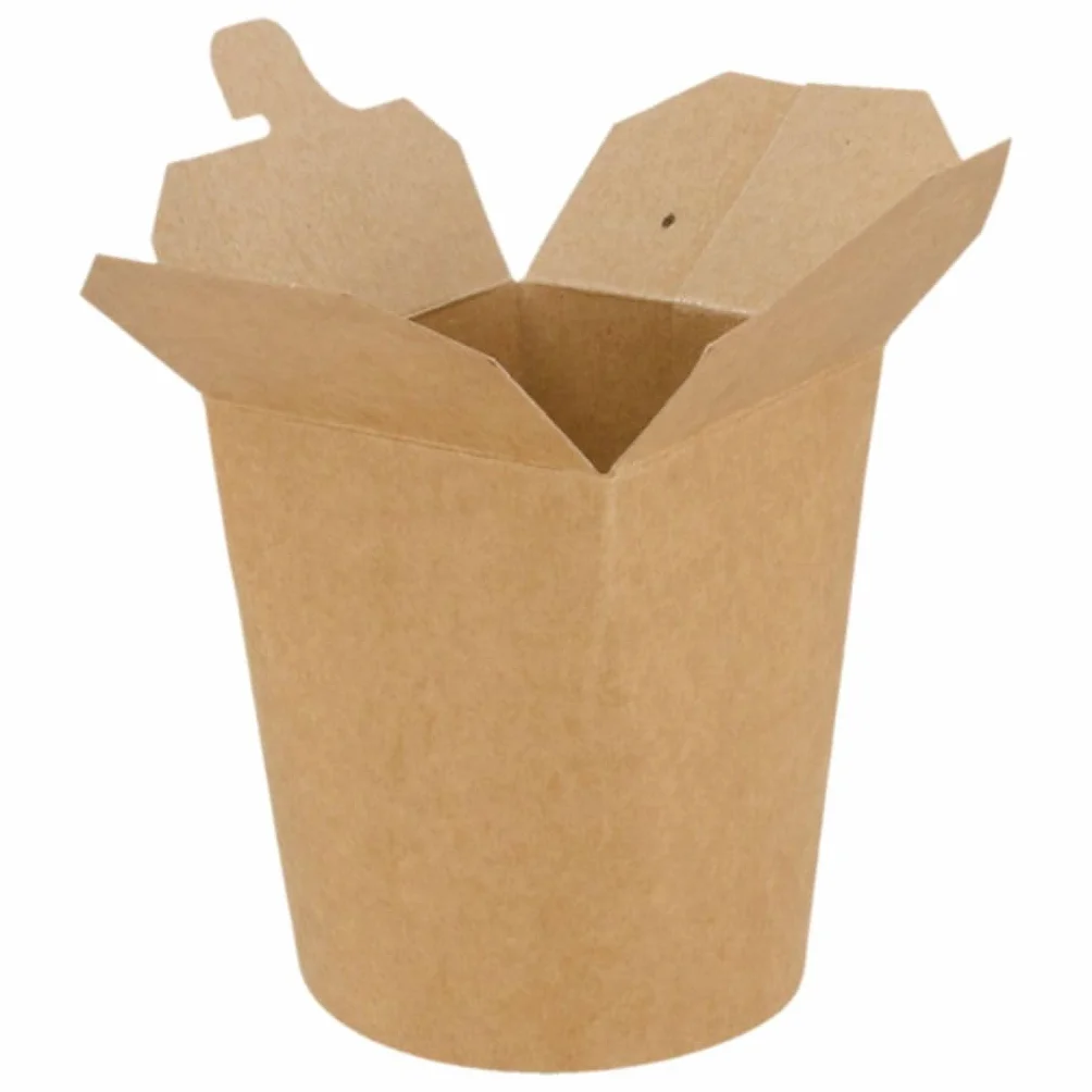 AVANA Scatole Noodles 480 ML cartoncino per asporto delivery take away riciclabile bio marroni