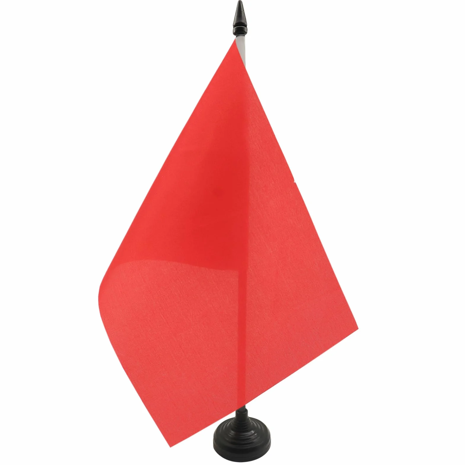 AZ FLAG Bandiera Da Tavolo Monocolore Rosso 21x14 cm