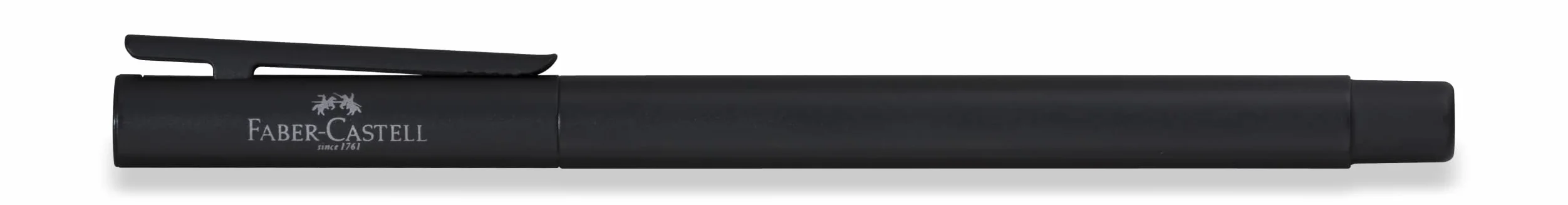 Faber-Castell - Penna a sfera Neo Slim, nero | Roller raffinato con corpo sottile in metallo e punta in ceramica