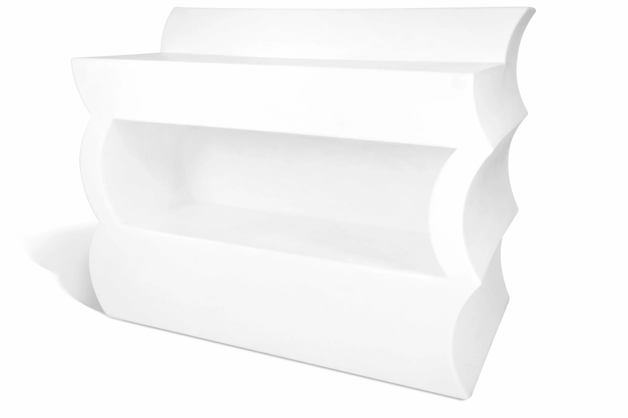 Kloris Bancone Bar Cassa Reception Desk mod. Clipper cm 145x88x110 h Bianco Made in Italy