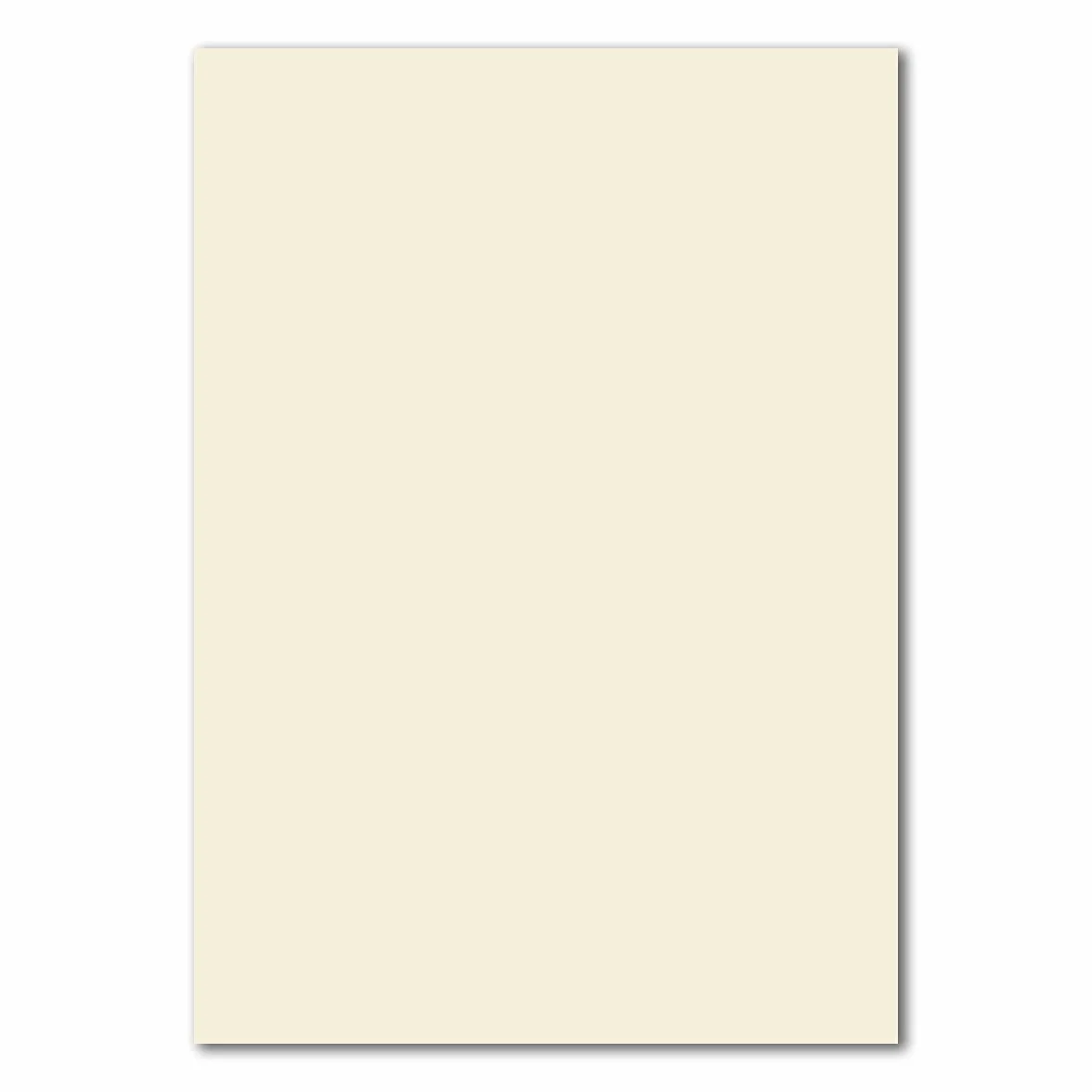 FarbenFroh by Gustav Neuser Set di 25 fogli carta da lettere opaca DIN A4 con buste DIN lungo chiusura adesiva vaniglia