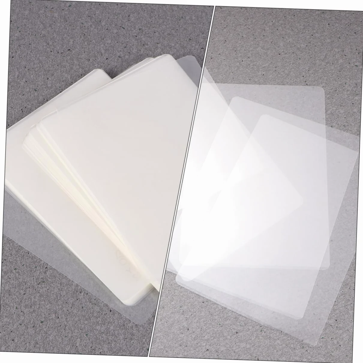 HOMSFOU 2 Set Pellicole Laminazione Foto Impermeabili Mil Trasparenti Per Documenti E Foto Protezione Resistente Sporco E Danni Compatibili Con Plastificatrici Domestiche 300 Pezzi * 2