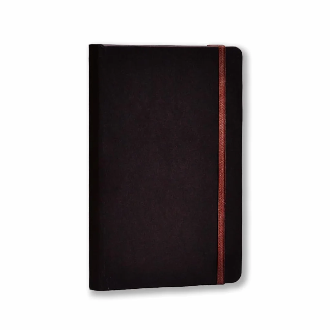 COI Taccuino classico blu, copertina rigida, pagine senza righe, 14 x 20 cm, 240 pagine, per uomini e donne