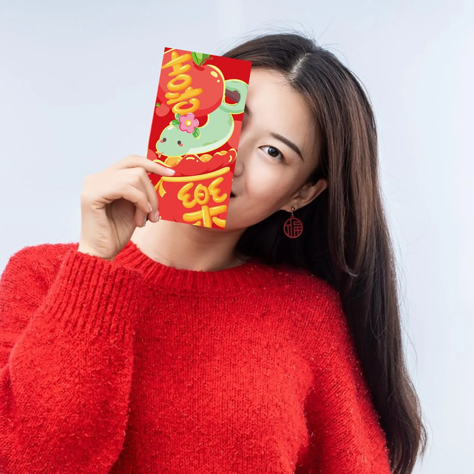 Buste Rosse Cinesi Hong Bao per Capodanno Rosse Dorate in Rilievo Feste Primavera Matrimoni