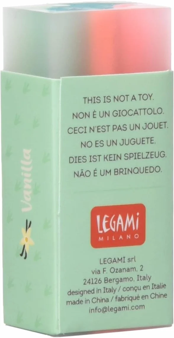 Legami GP0003 Gomma Profumata Jelly Friends 2,2x5 cm Tema Dino Aroma Vaniglia